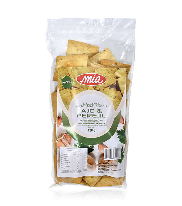 Galletas Artesanales con Ajo & Perejil