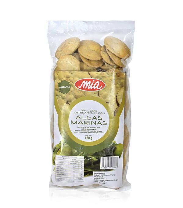 Galletas Artesanales con Algas Marinas